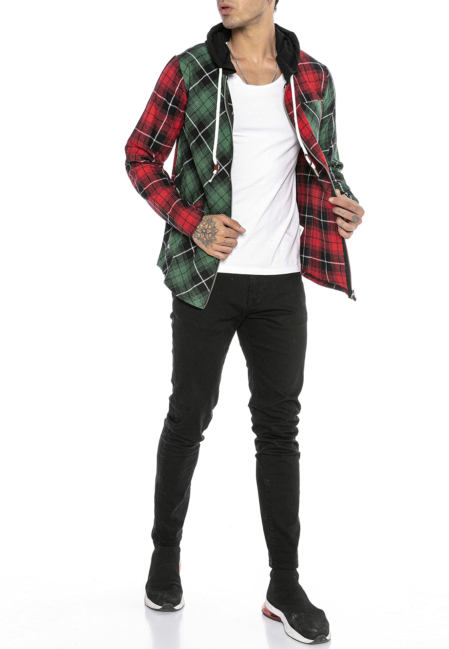 redbridge-hemden-m2176-holzf-ller-sweatjacke-kapuzenjacke image 6
