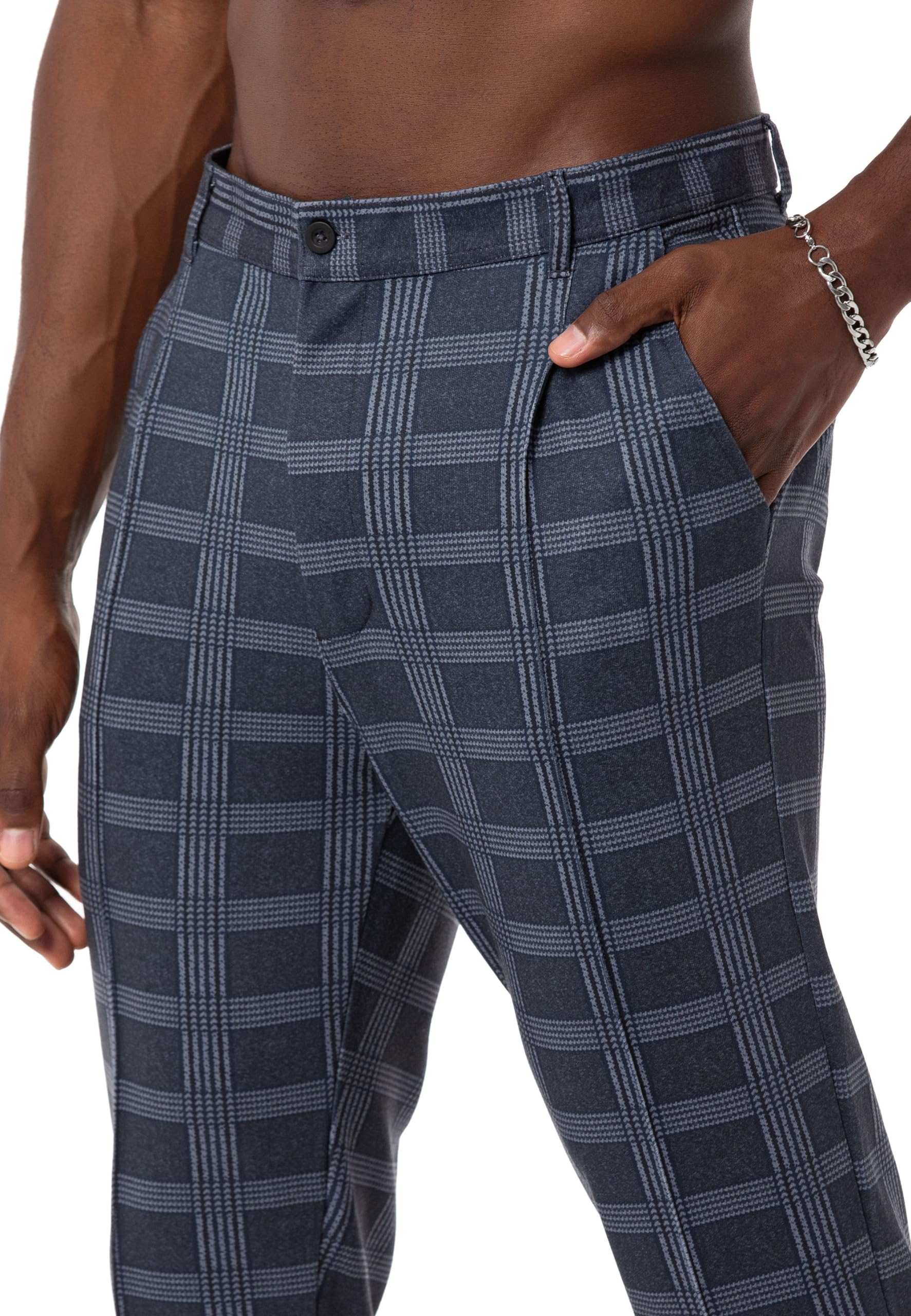 redbridge-chino-hose-herren-kariert-jogg-pants-gr-l image 5