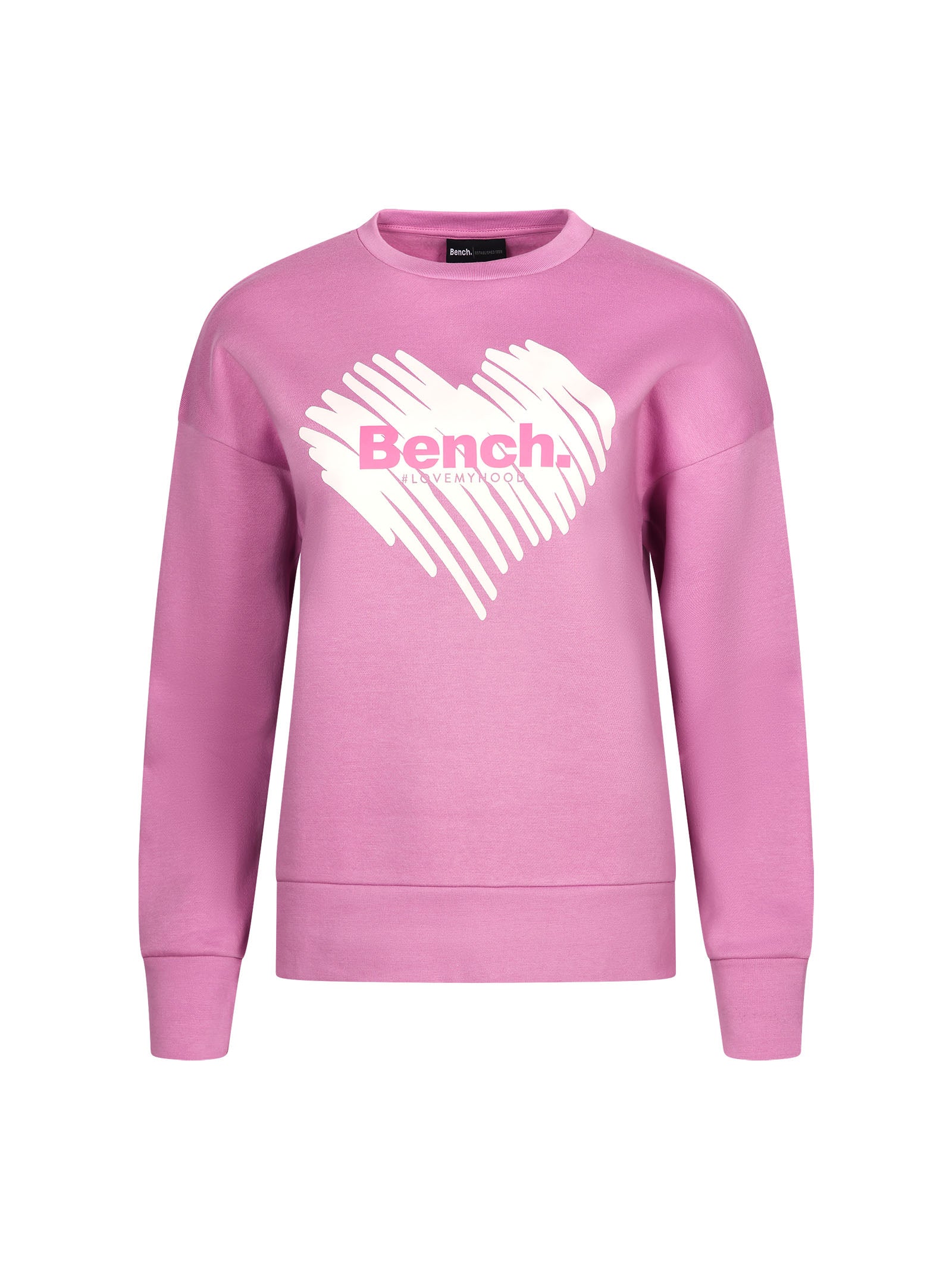 bench-ranah-sweatshirt-damen-violet-baumwolle-rundhals image 1