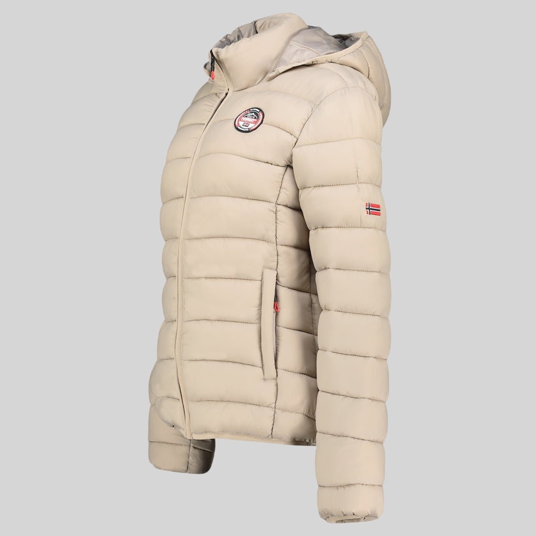 geographical-norway-atikabadge-damen-steppjacke-beige-kapuze image 4