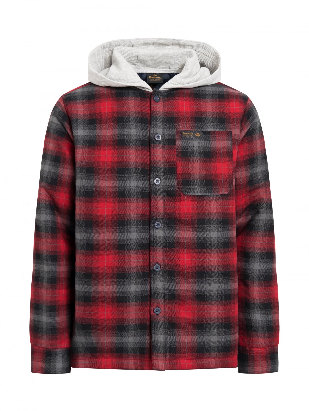 bench-sheppard-herren-karohemd-navy-check-flanell image 1
