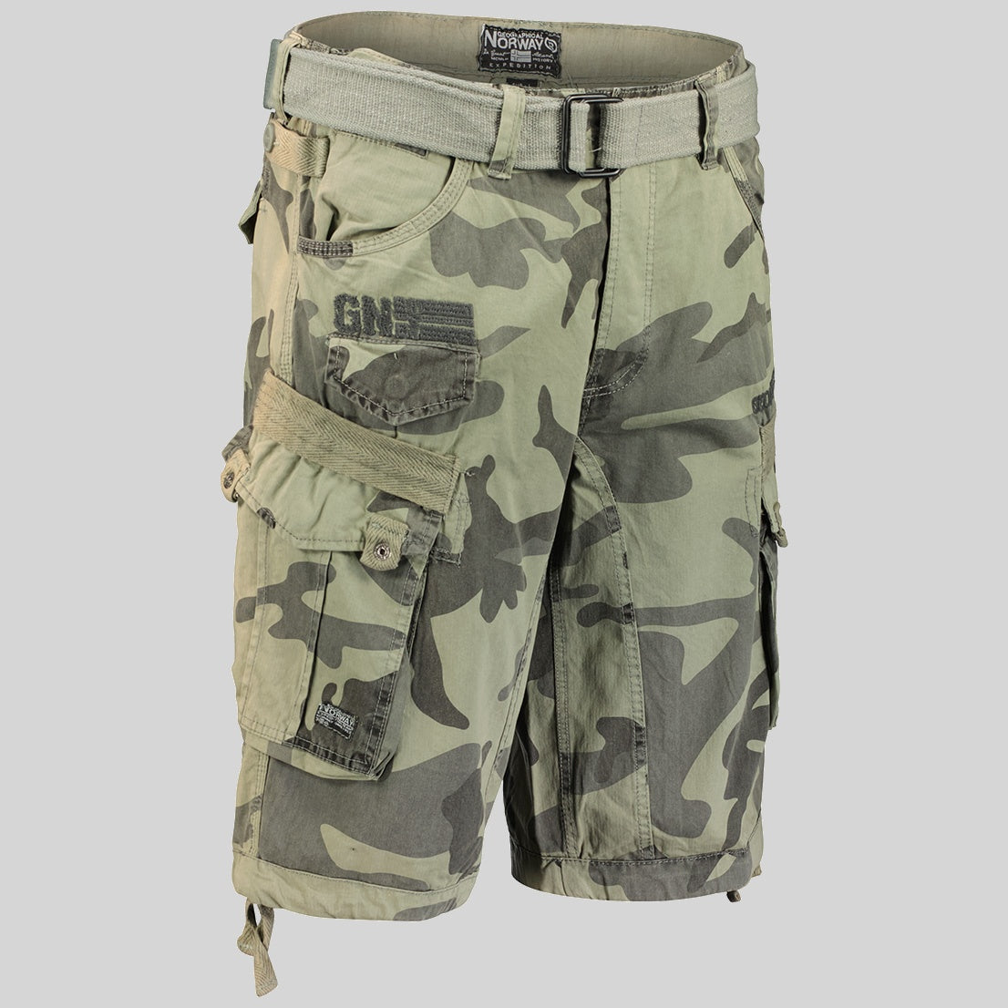 geographical-norway-panoramique-bermuda-herren-camo-kaki-sommer image 4
