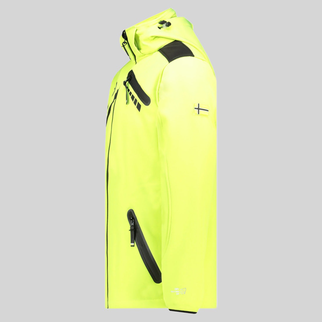 geographical-norway-twopac-softshelljacke-herren-schwarz-kapuze image 4