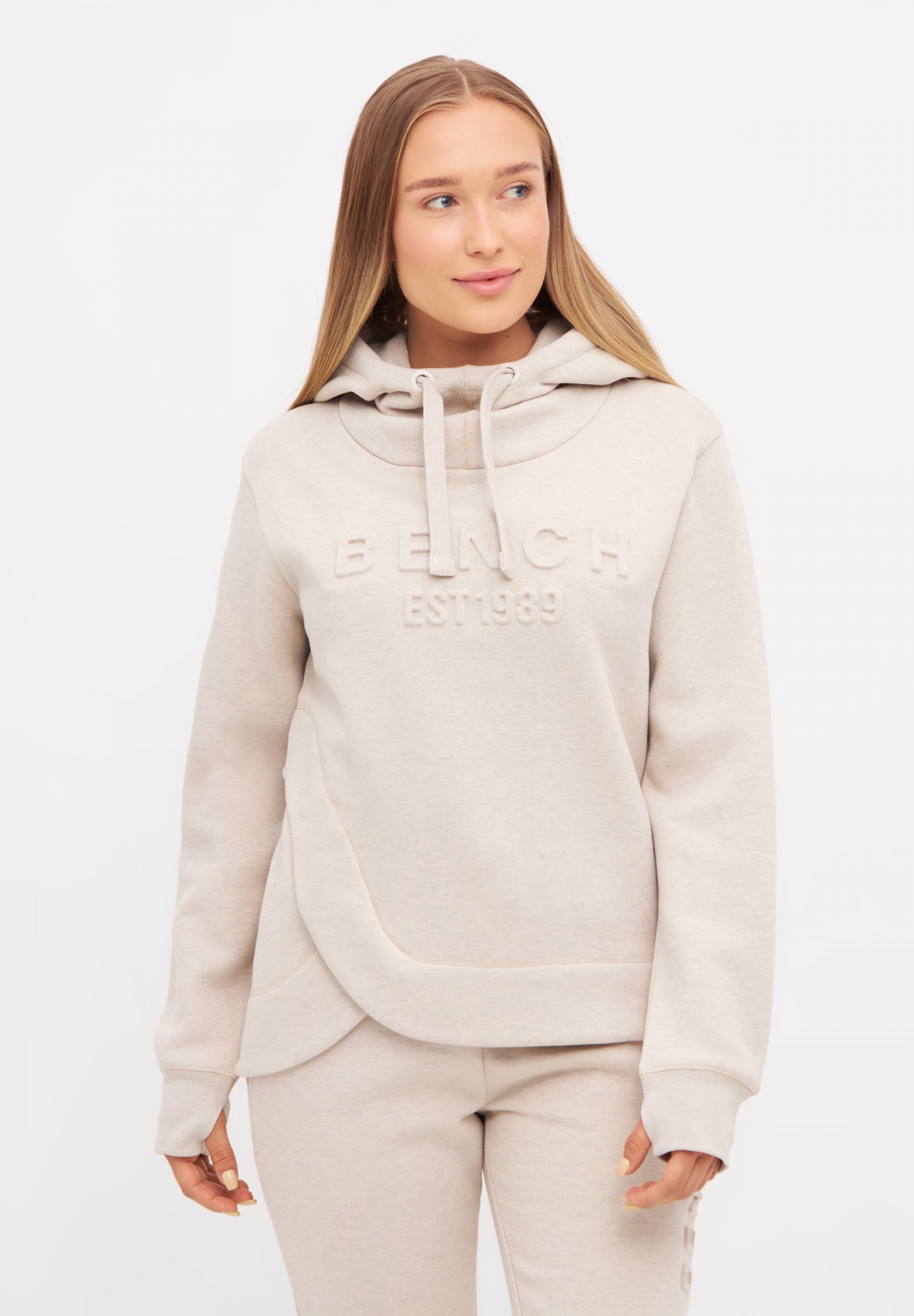 bench-veida-hoodie-damen-stone-marl-daumenl-cher image 2