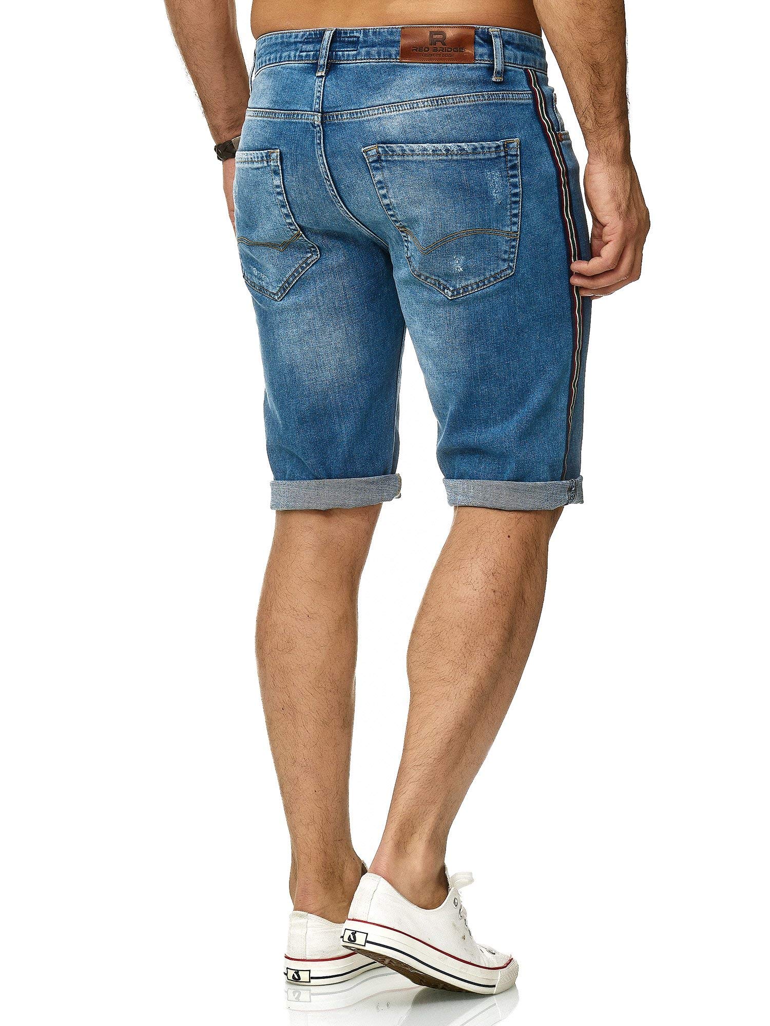 redbridge-jeans-shorts-herren-regular-fit-used-look-29w-sommer image 6