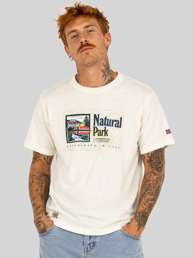 geographical-norway-jpark-herren-t-shirt-schwarz-baumwolle image 1