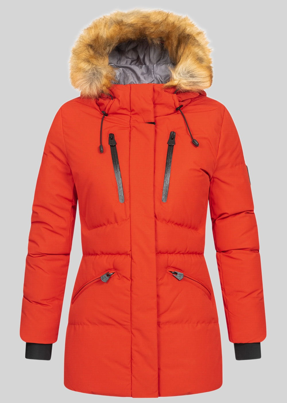 geographical-norway-crown-damen-parka-marine-mit-fellkapuze image 8