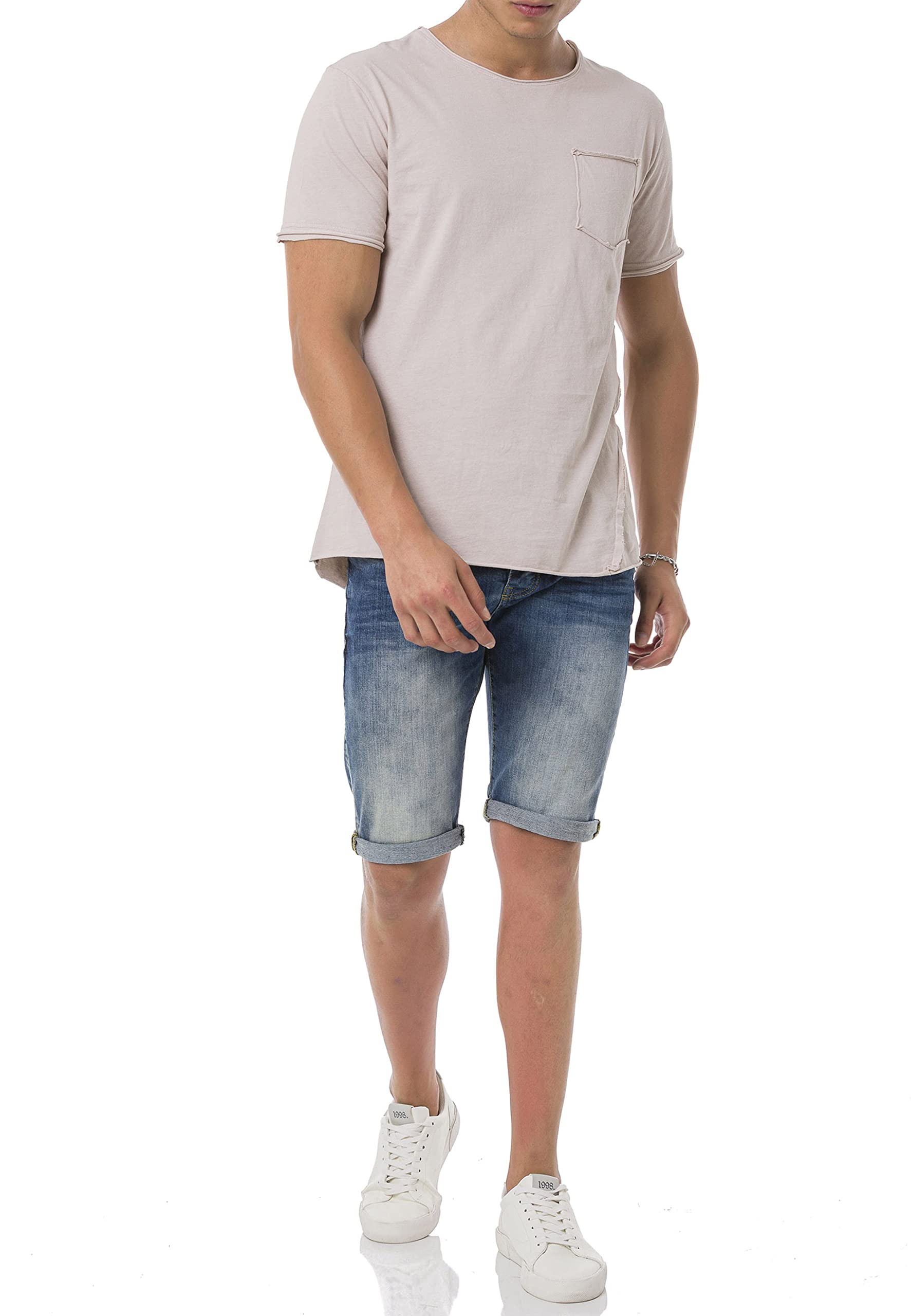 redbridge-t-shirts-asymmetric-brusttasche-schwarz image 7