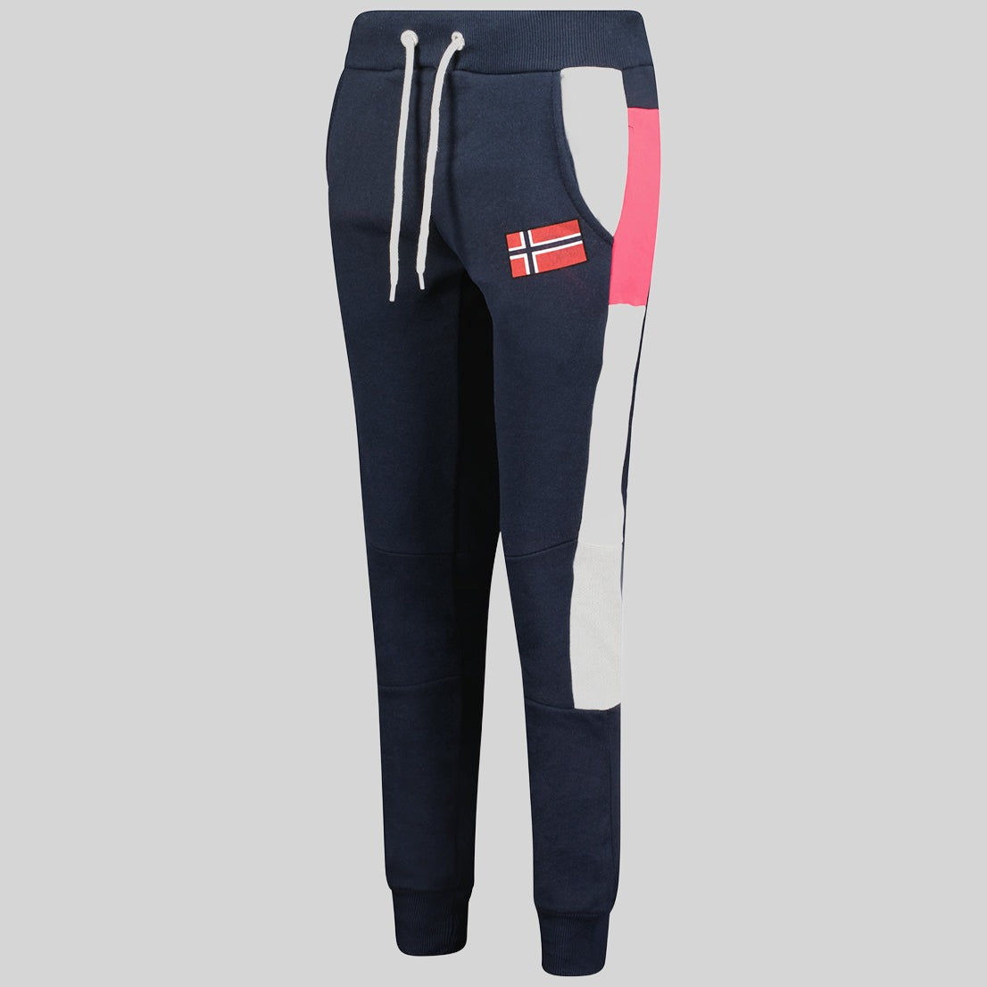 geographical-norway-molem-jogginghose-damen-marine-streifen image 5