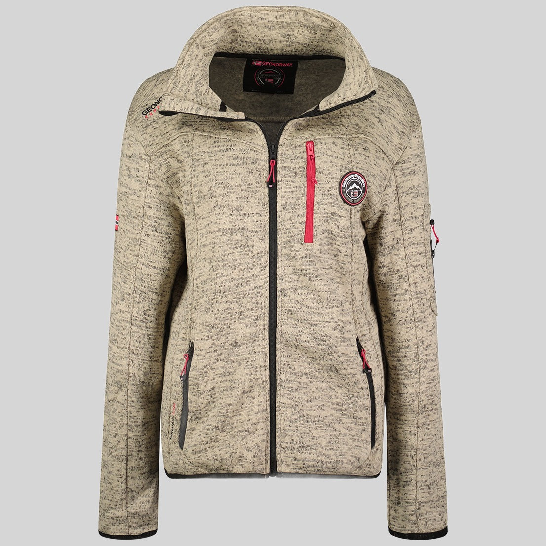geographical-norway-trincesse-fleecejacke-damen-koralle image 1