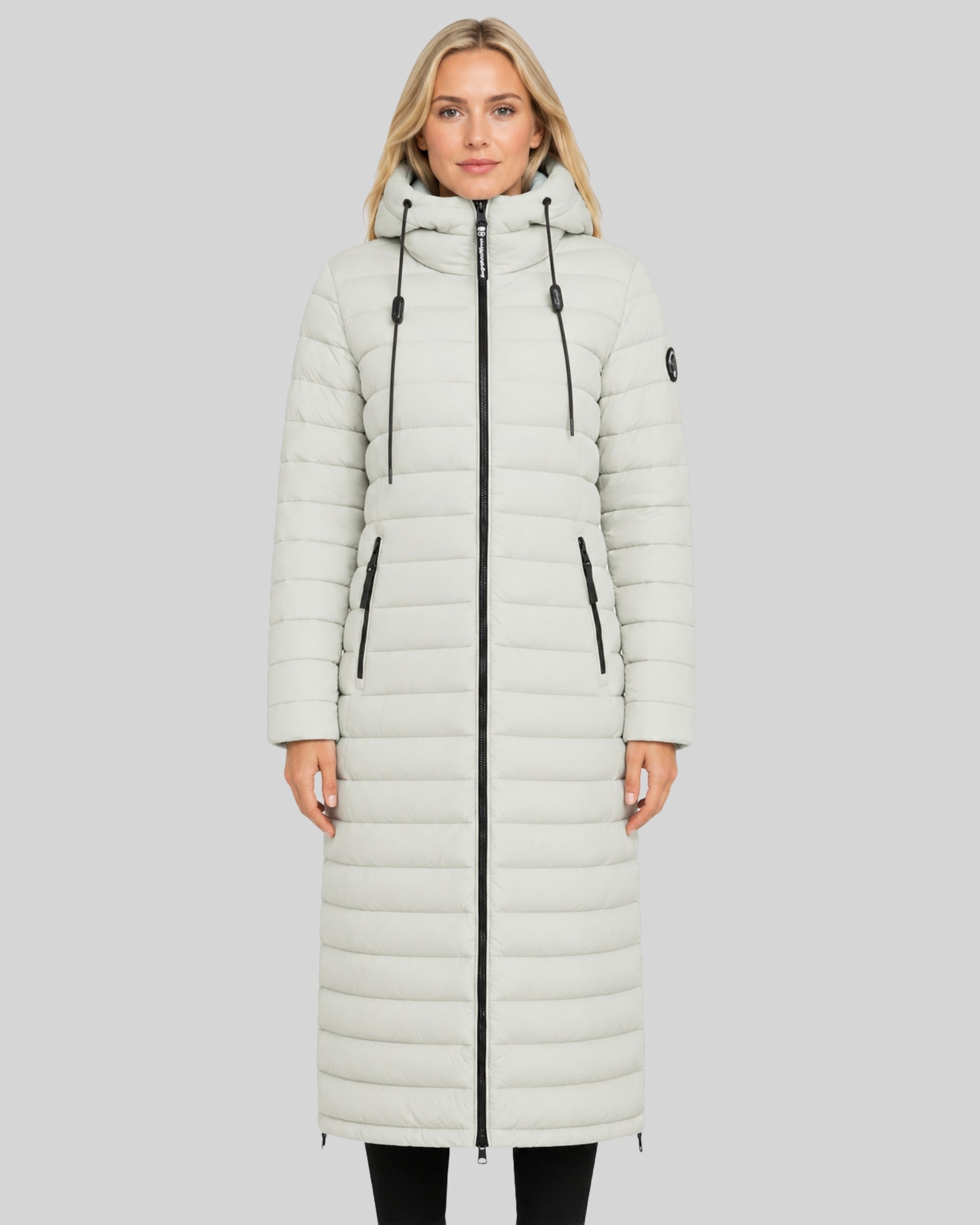 geographical-norway-azule-long-damen-winterjacke-hellblau-lang image 1