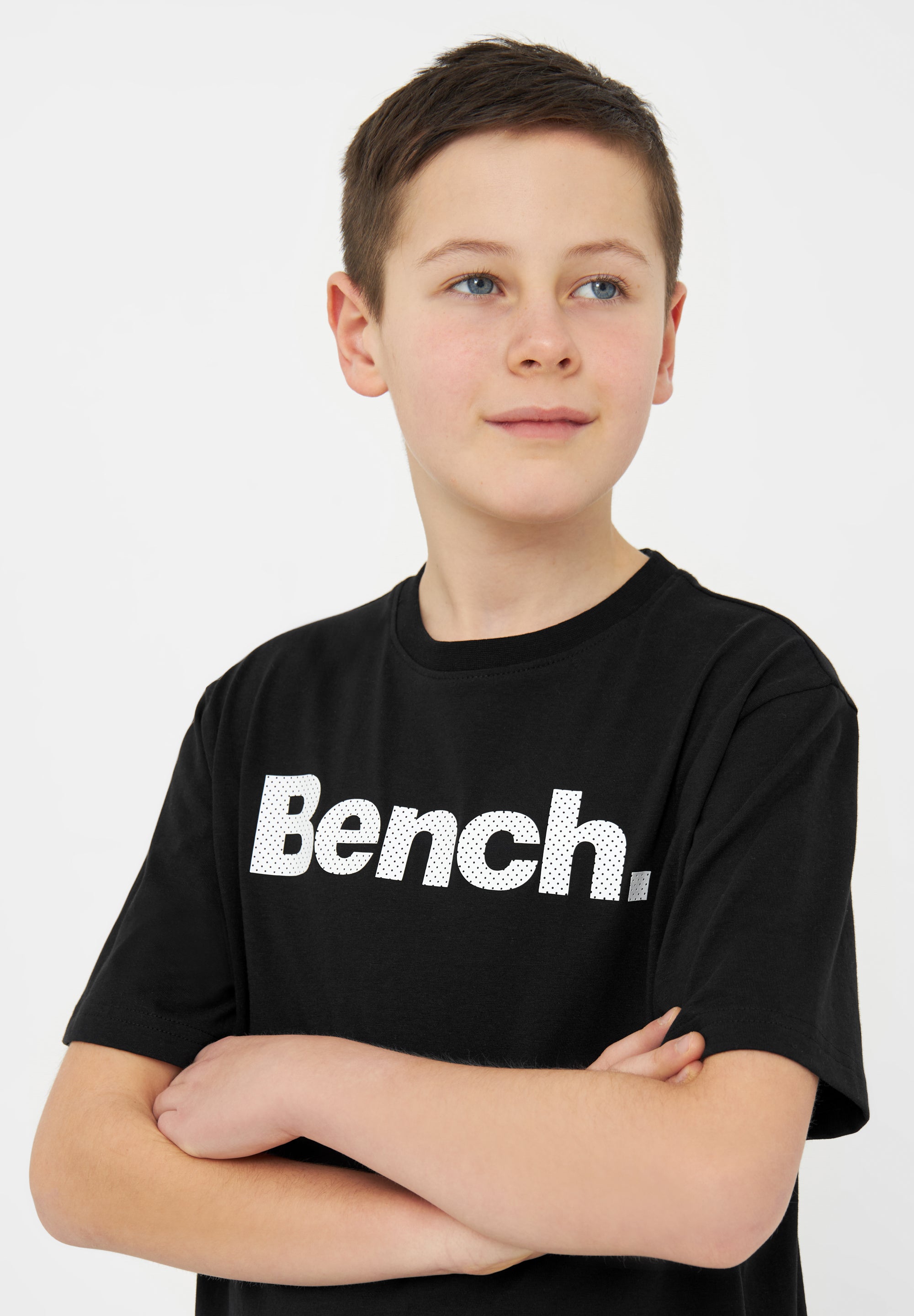 bench-leandro-b-jungen-t-shirt-schwarz-logo-regular-fit image 4