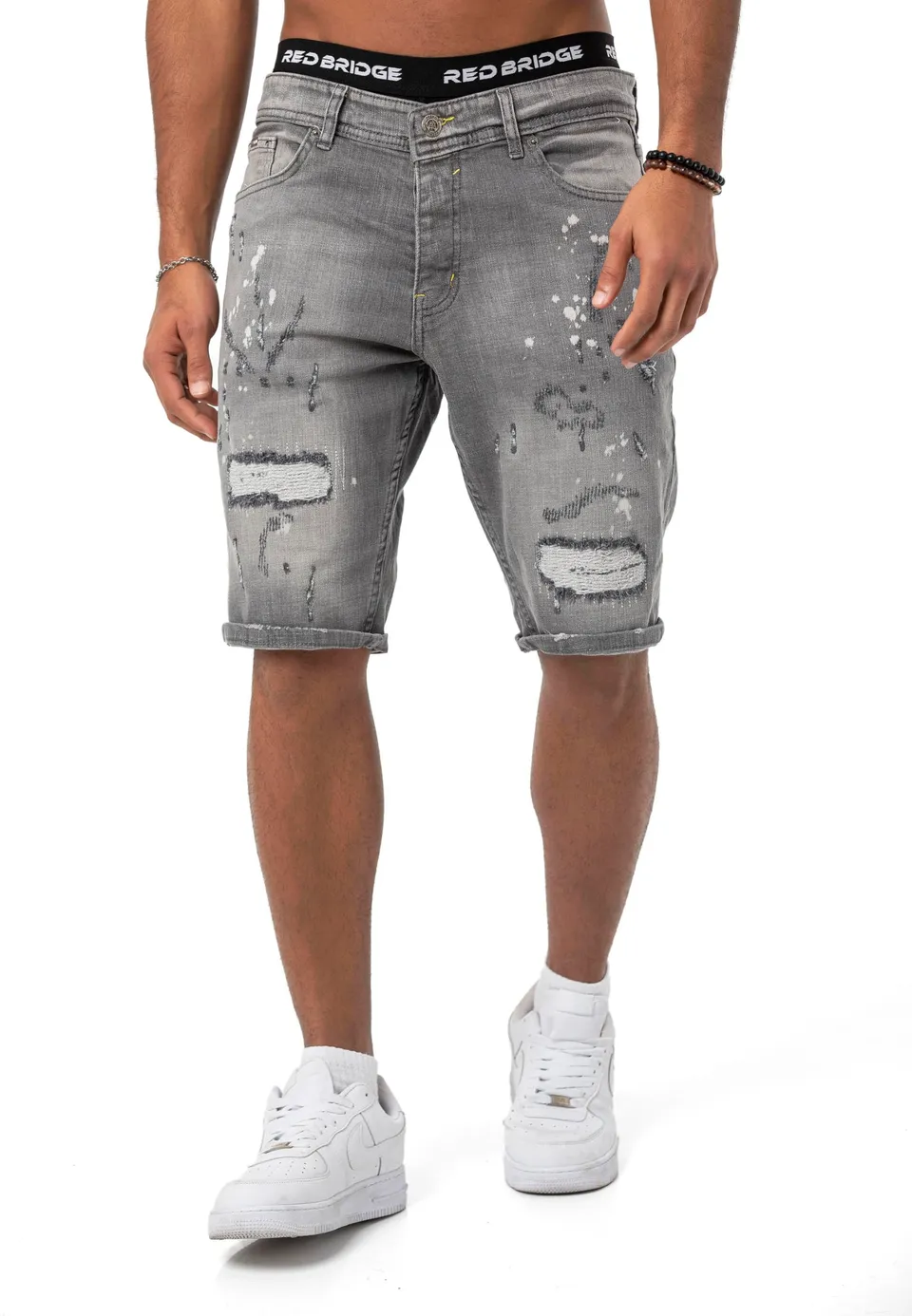 redbridge-m4896-jeans-shorts-herren-denim-destroyed image 1