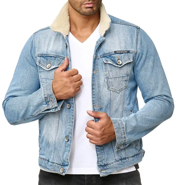 redbridge-jeansjacke-herren-trucker-sherpa-hellblau-xs image 1
