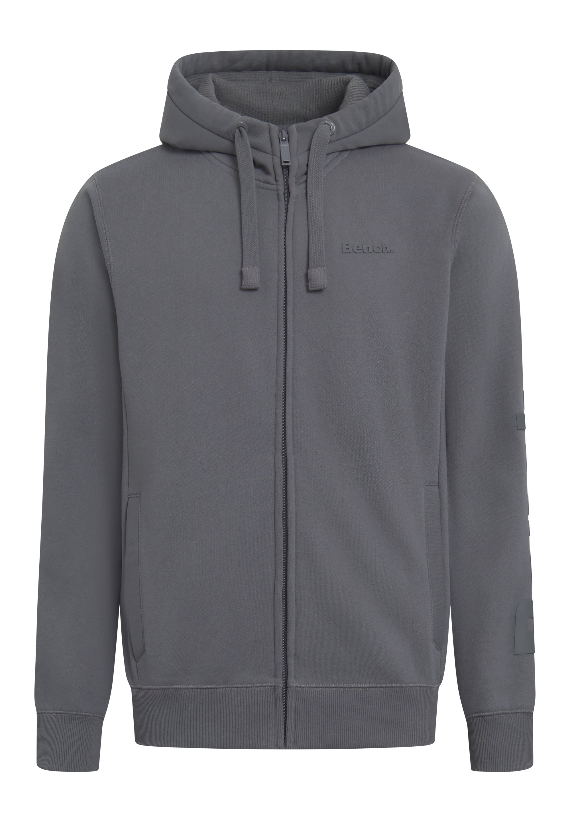 bench-braxton-herren-zip-hoodie-black-sweatjacke-kapuze image 1