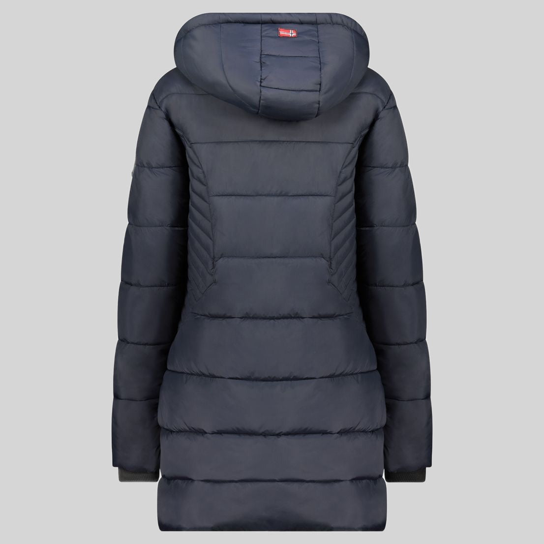 geographical-norway-bee-damen-steppjacke-marine-mit-kapuze image 2