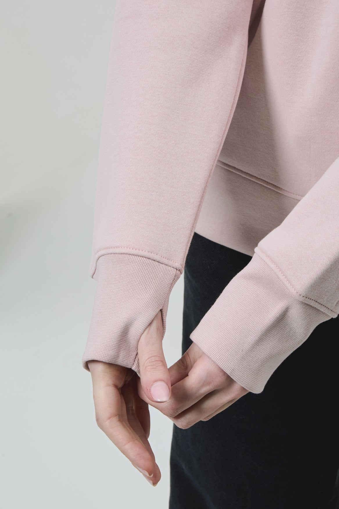 bench-huntley-damen-halfzip-sweater-dusky-rose-logo image 5