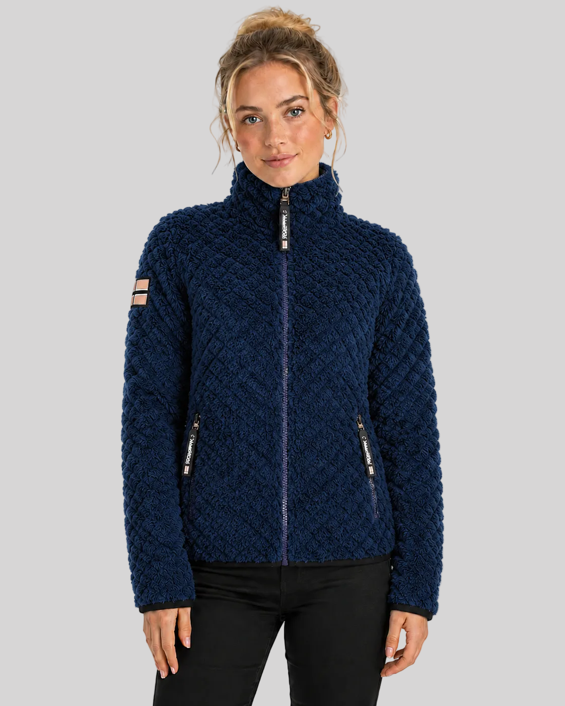 geographical-norway-uparola-damen-fleecejacke-marine-fleece image 1