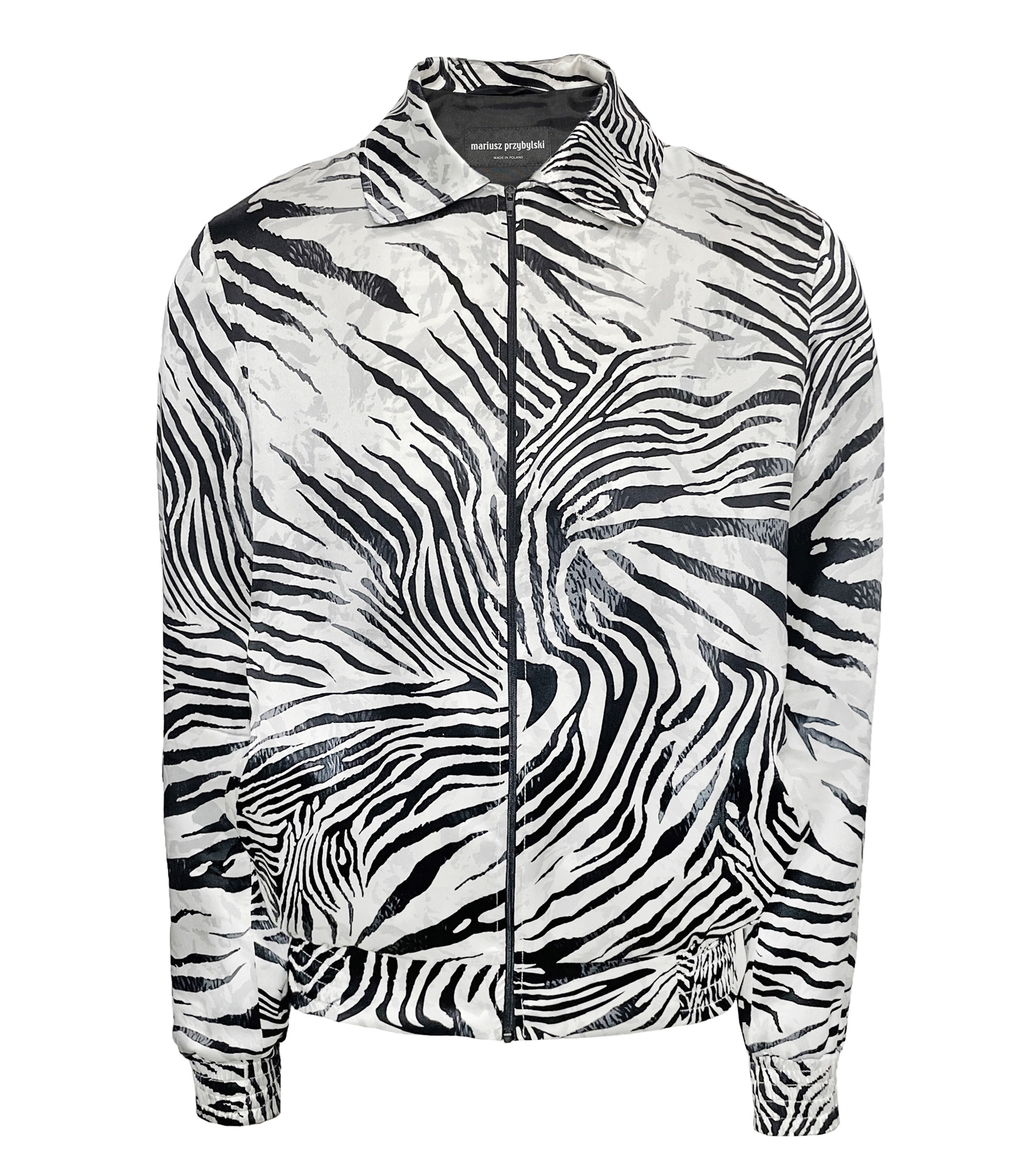 mariusz-przybylski-zebra-jacke-seide-animal-muster image 1