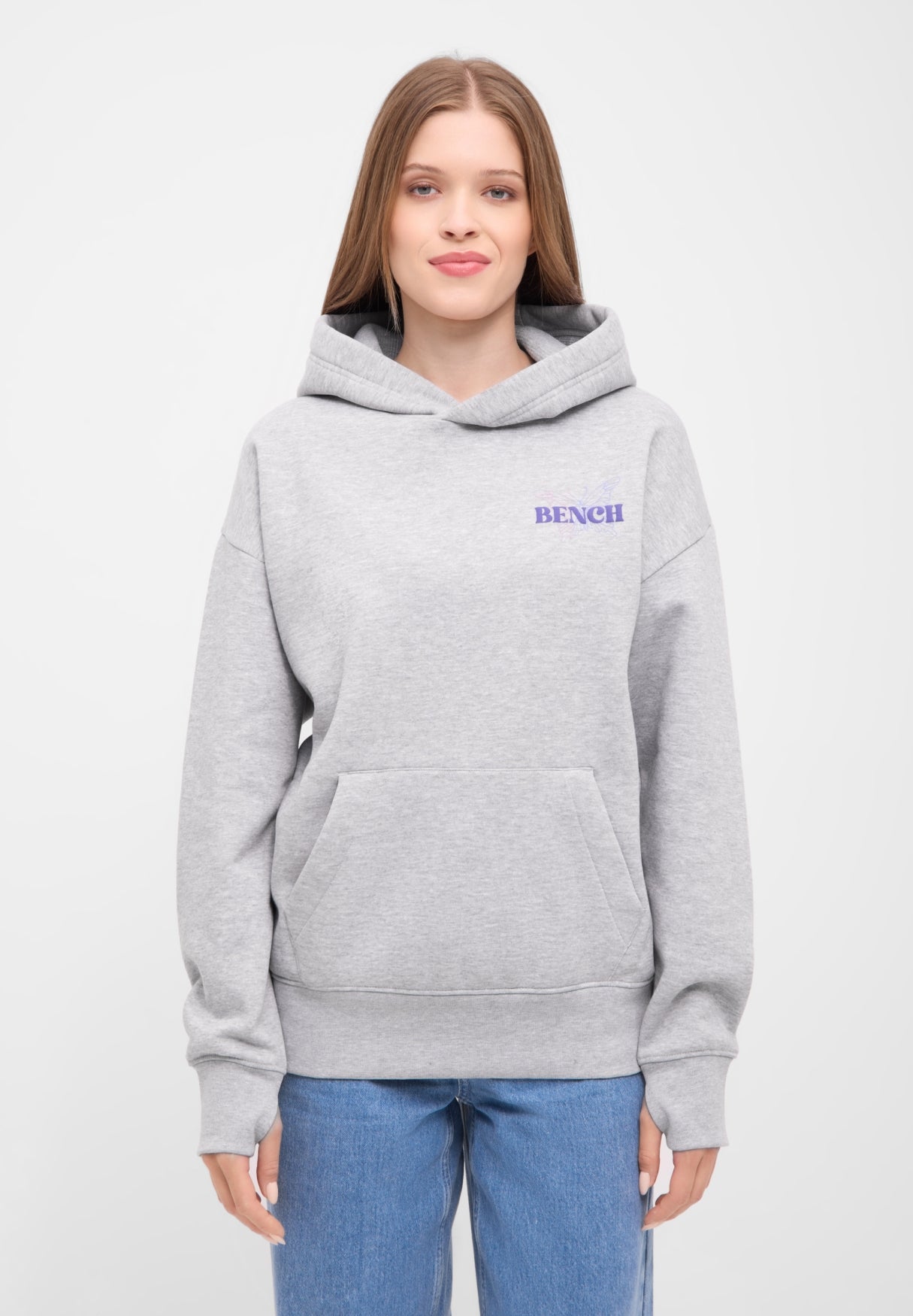 bench-warly-hoodie-damen-mauve-wine-schmetterling image 8