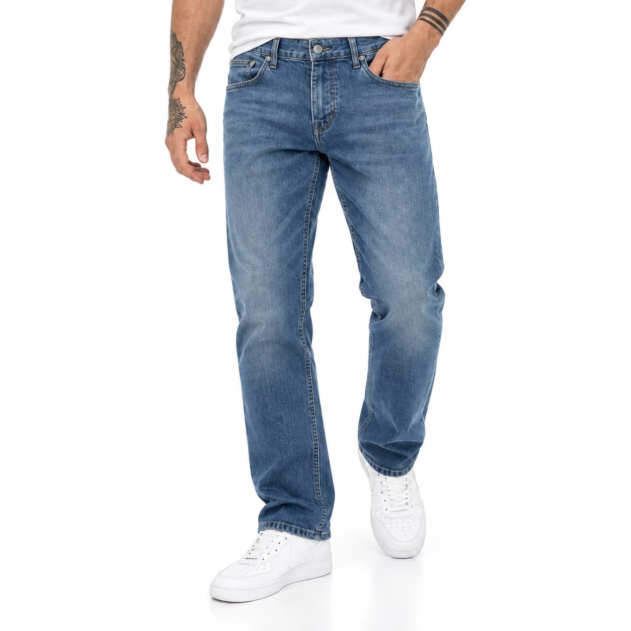 redbridge-jeans-straight-cut-denim-herrenjeans-blau image 8