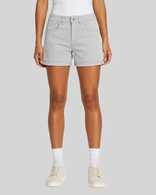 geographical-norway-perlate-bermuda-damen-hellgrau-stretch image 1