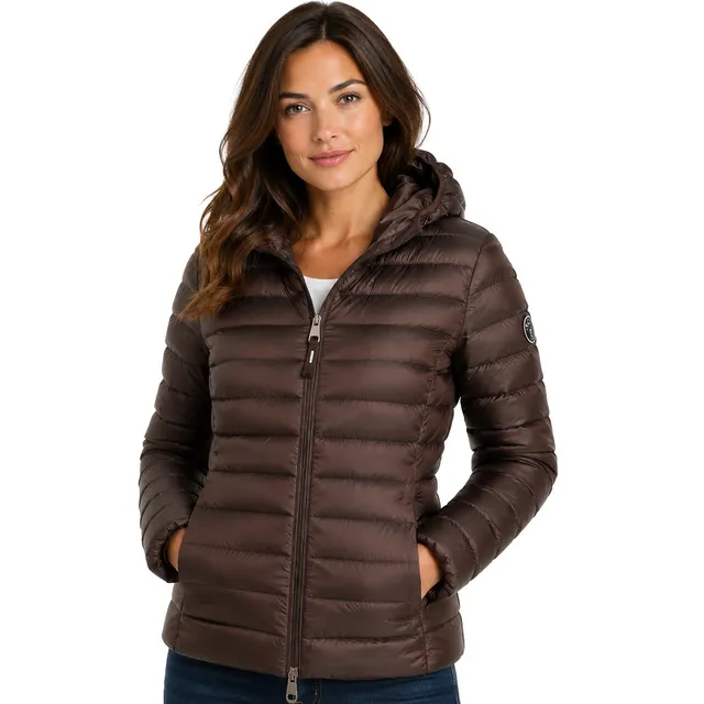 geographical-norway-atikashine-daunenjacke-damen-dunkelbraun-winter image 1