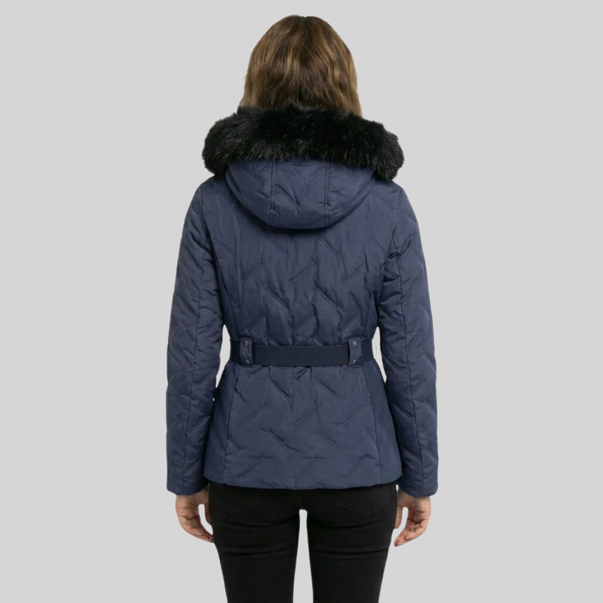 geographical-norway-barnir-damen-parka-schwarz-fellkapuze image 2