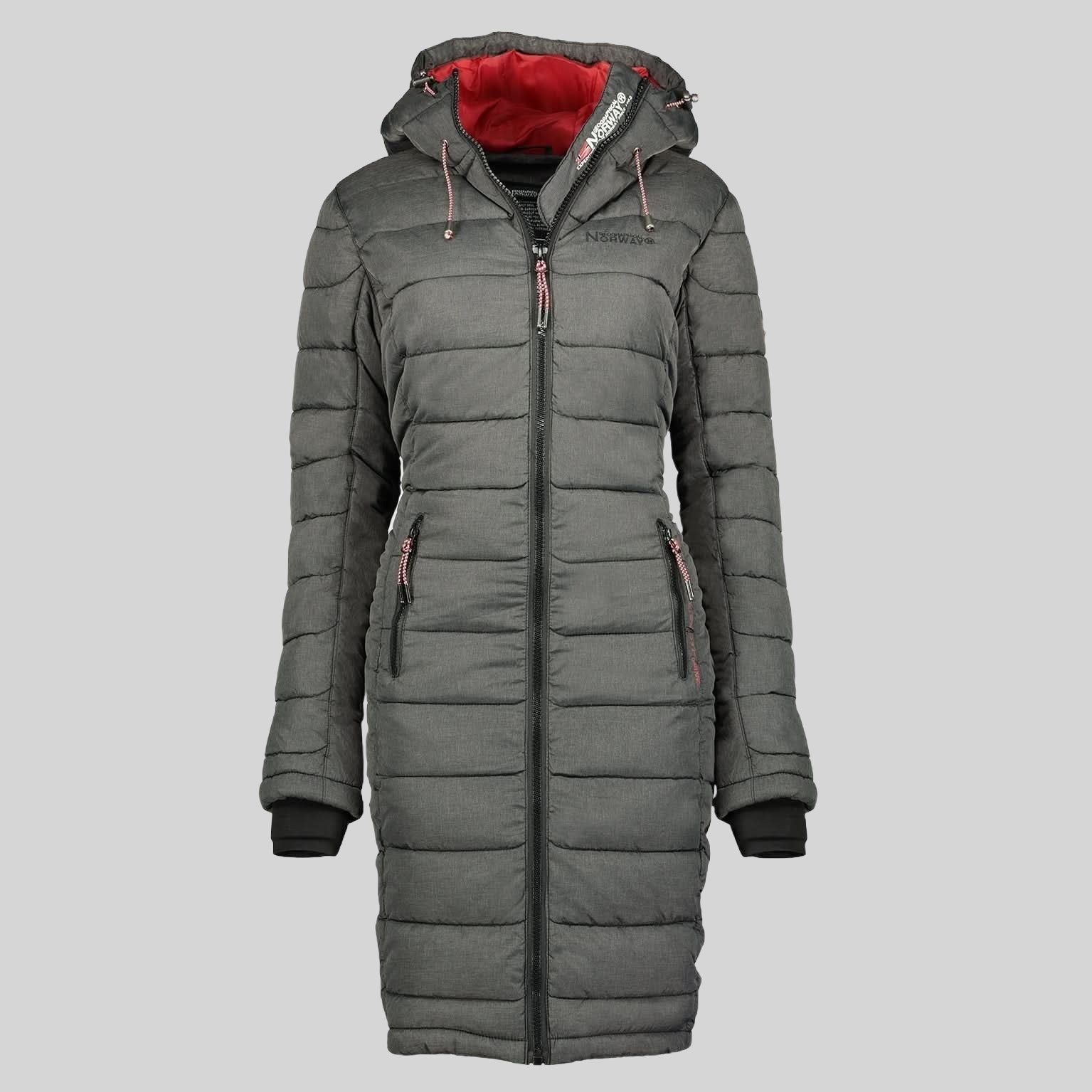 geographical-norway-aroma-parka-anthrazit-damen-lang-winter image 1