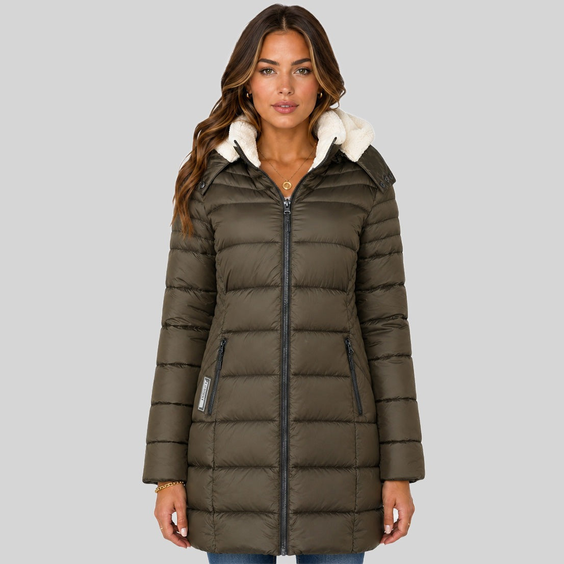 geographical-norway-carenne-parka-damen-taupe-lang-kapuze image 7