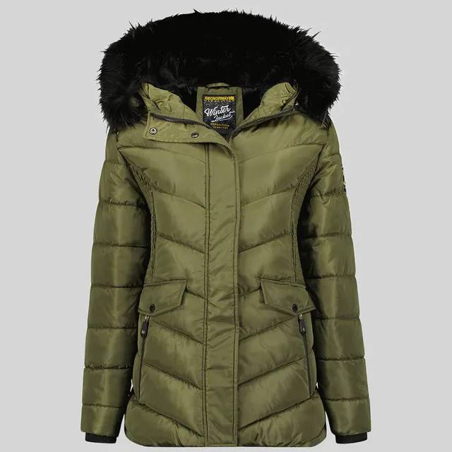 geographical-norway-augustine-damen-parka-khaki-lang-fell image 1