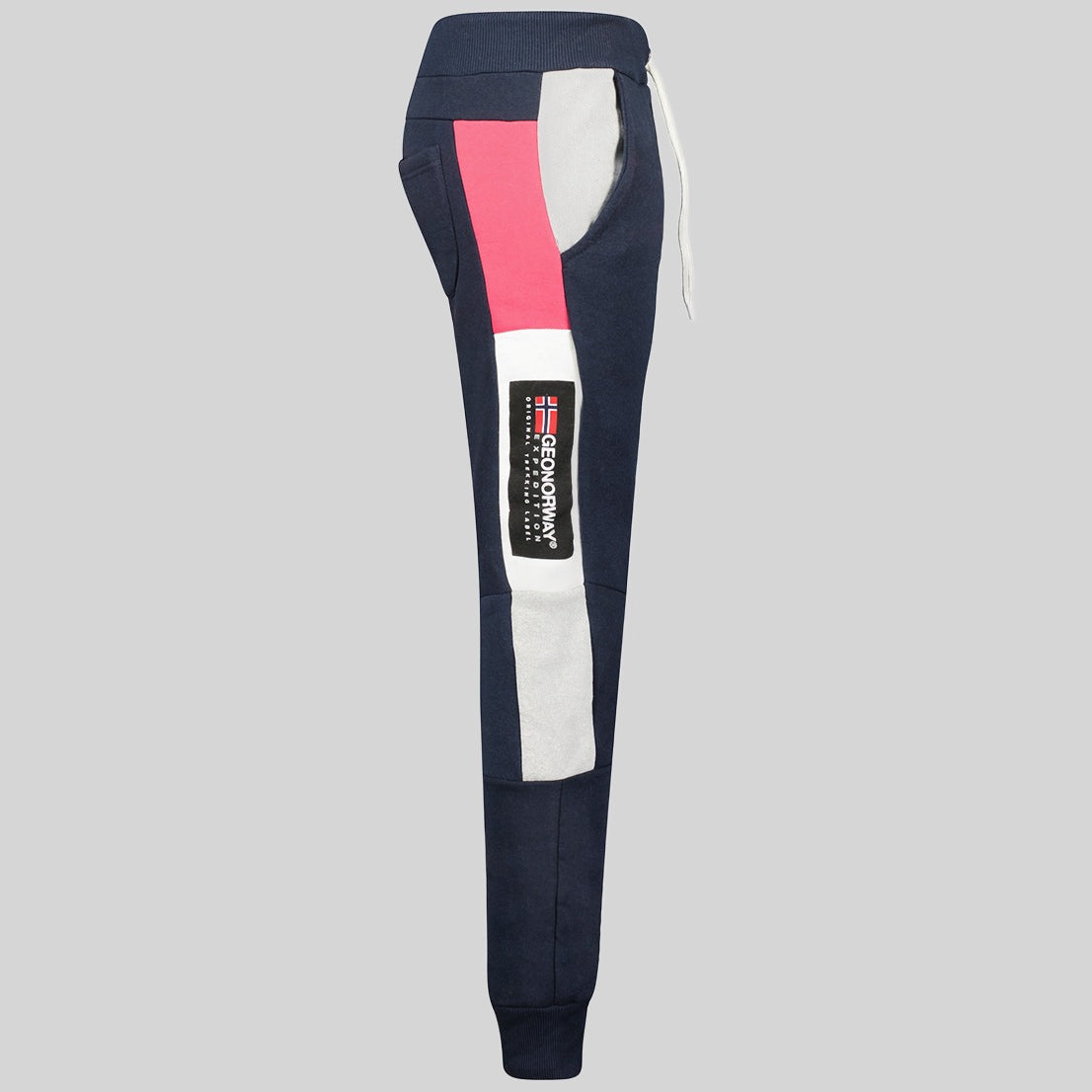 geographical-norway-molem-jogginghose-damen-marine-streifen image 6
