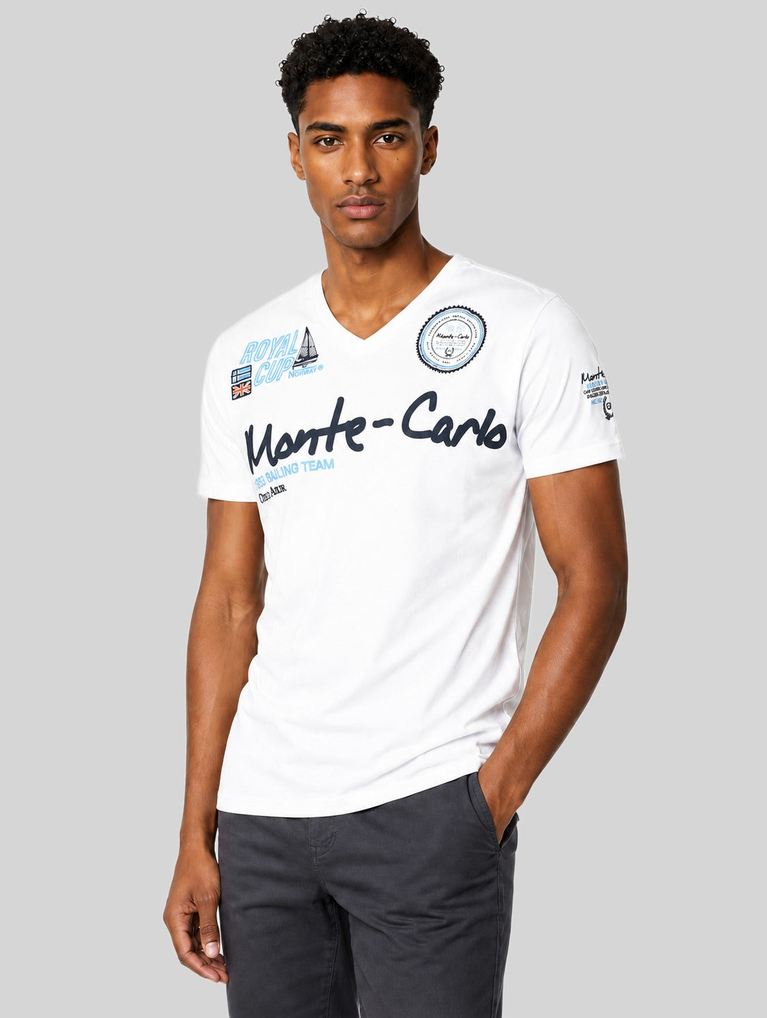 geographical-norway-jocean-herren-t-shirt-marine-v-ausschnitt image 6