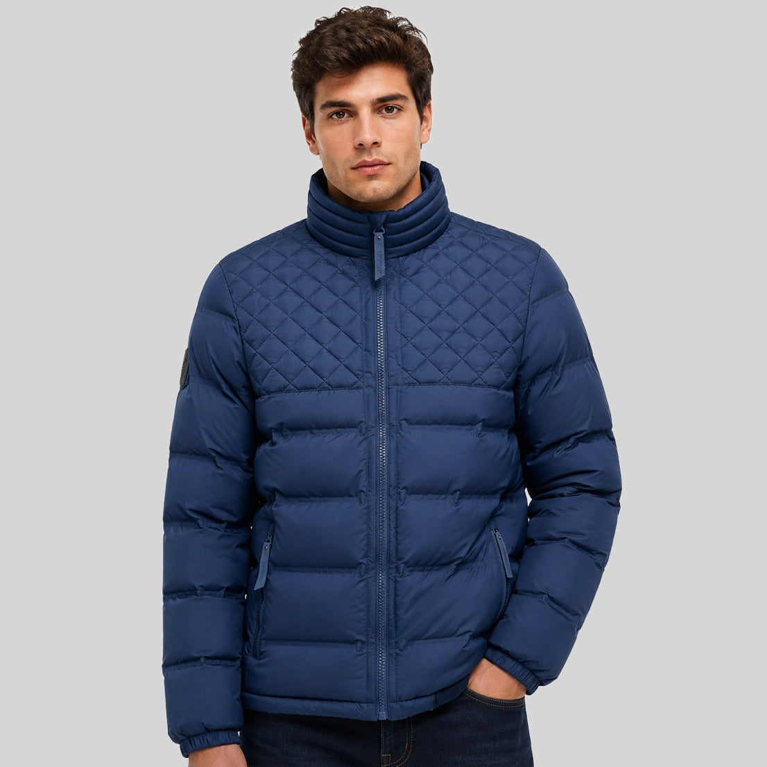 geographical-norway-alexandro-herren-winterjacke-marine-stepp image 7