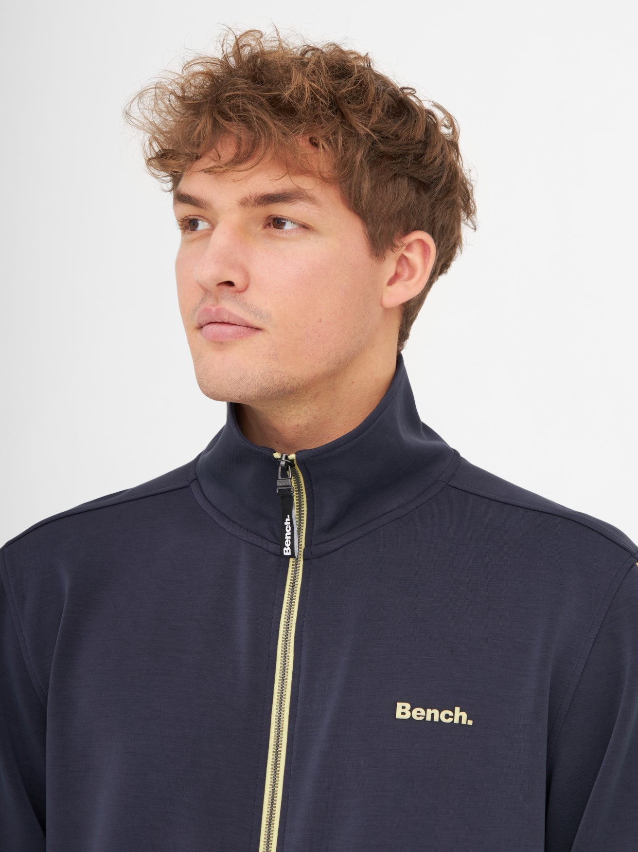 bench-anzio-sweatjacke-herren-blau-stehkragen-regular image 8