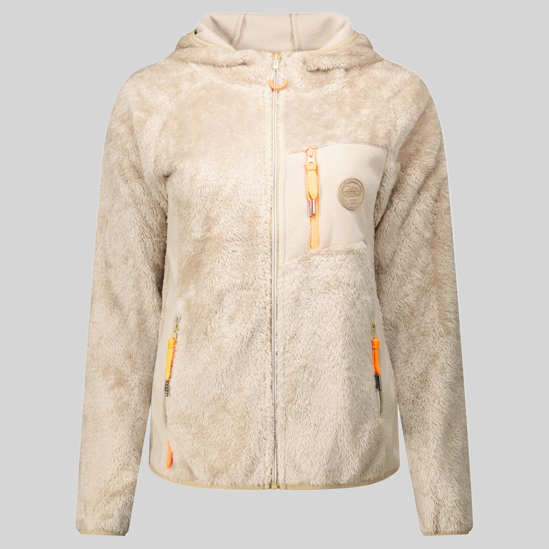 geographical-norway-toscana-fleecejacke-damen-schwarz-kapuze image 8