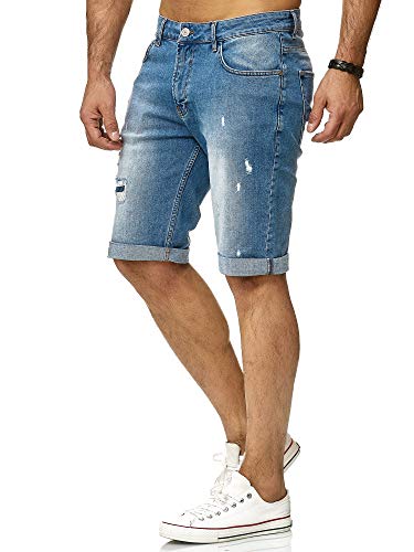 redbridge-shorts-jeansshorts-blau-w29-destroyed image 7