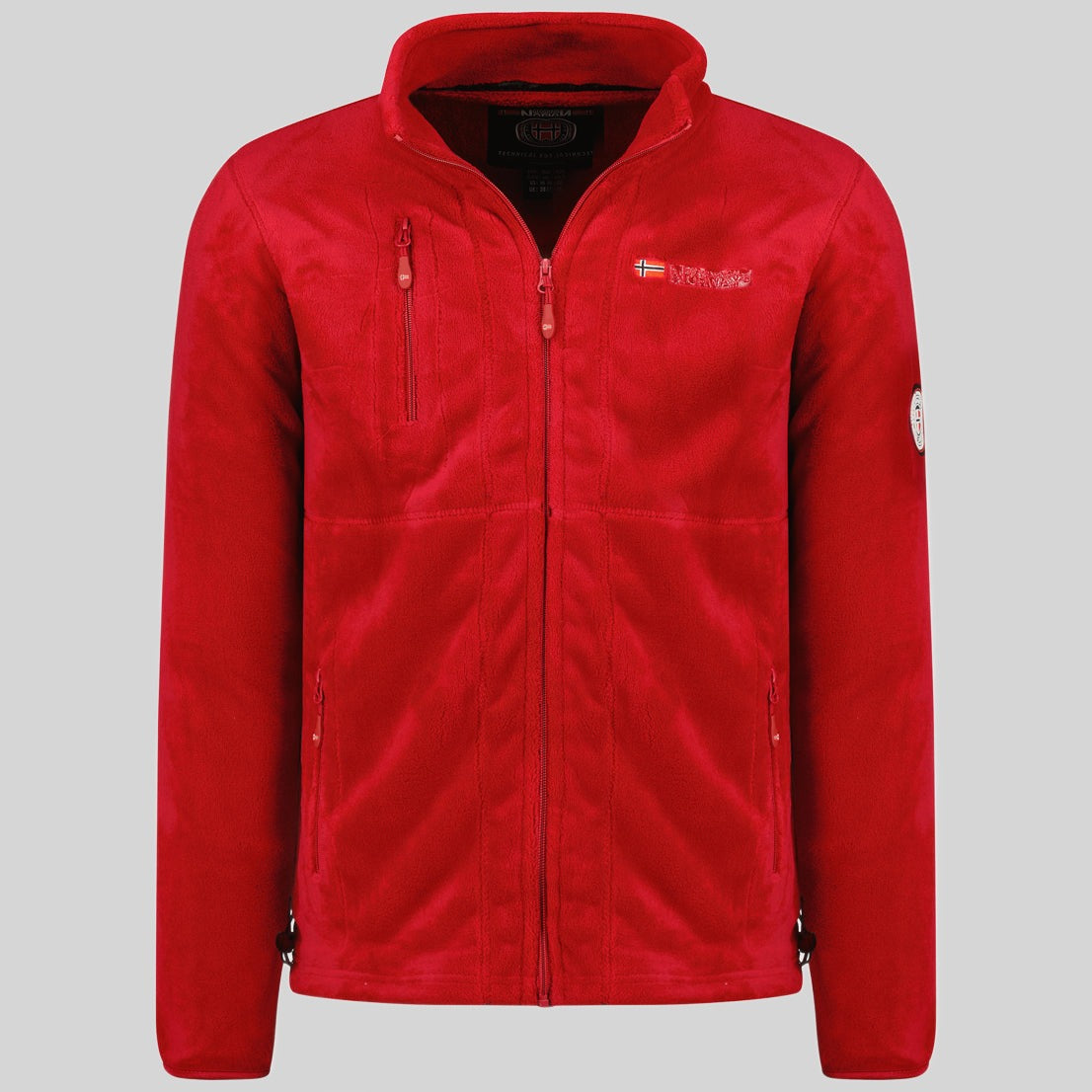geographical-norway-upload-fleecejacke-herren-schwarz-rei-verschluss image 8