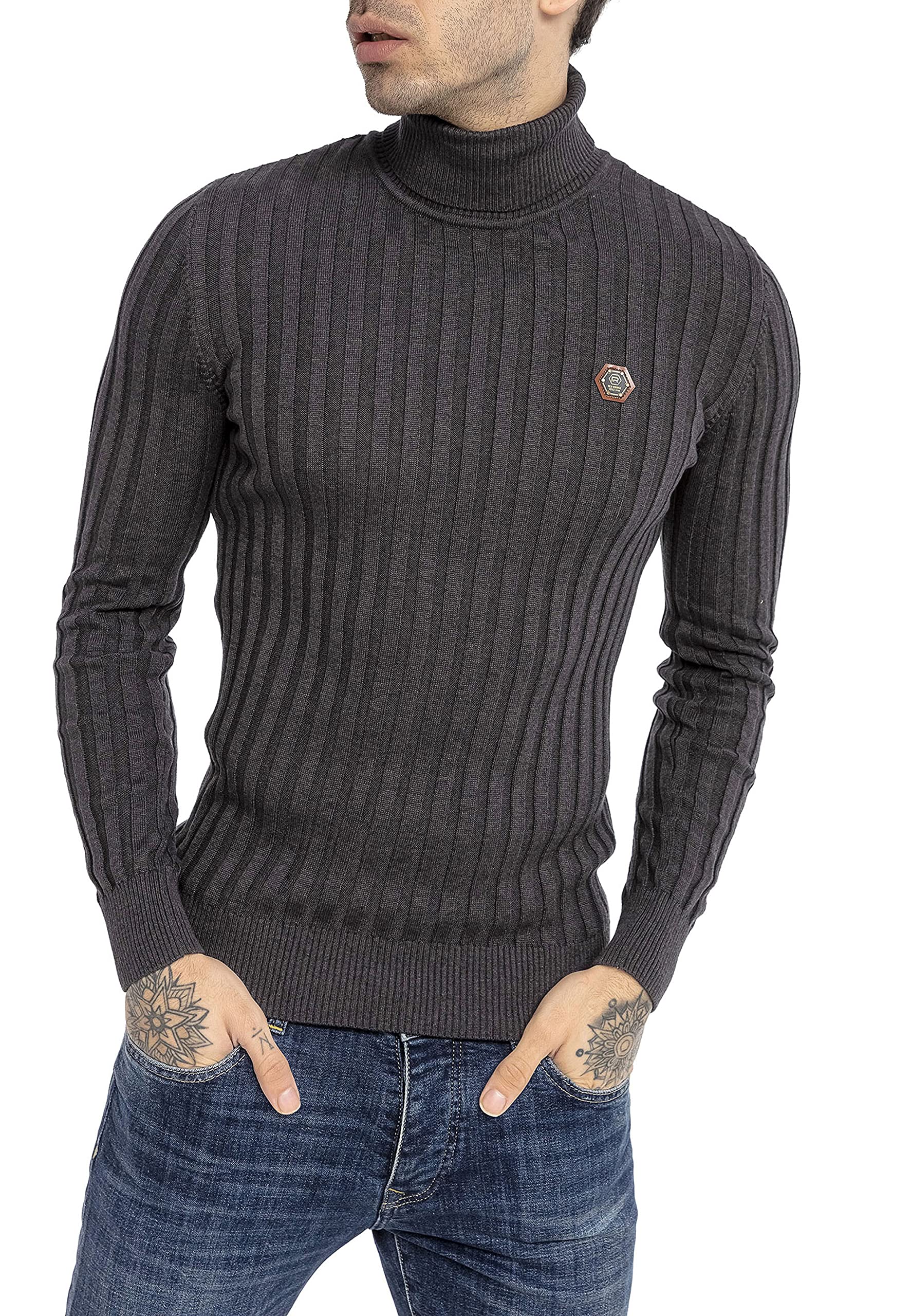 redbridge-pullover-rollkragen-strickpullover-herren-baumwolle image 8