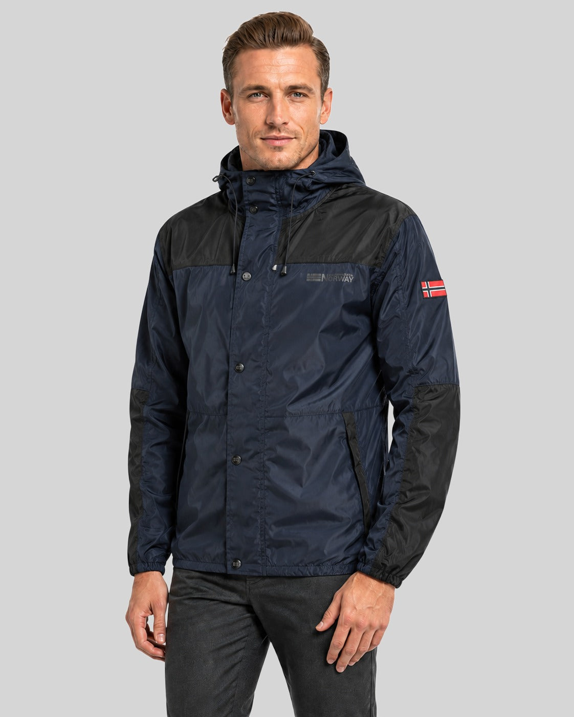 geographical-norway-darome-blouson-bergangsjacke-kaki-kapuze image 6