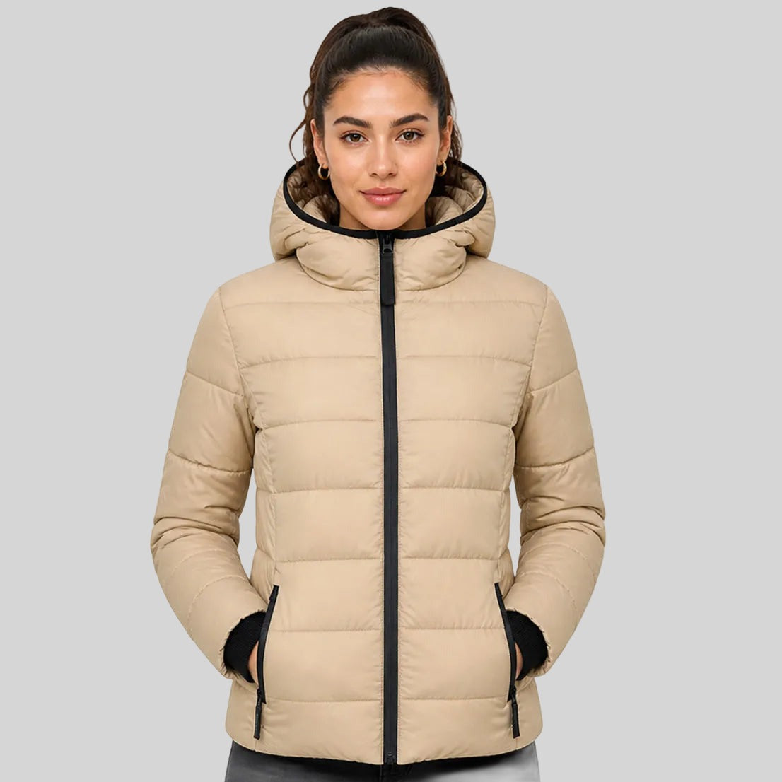 geographical-norway-camelia-damen-daunenjacke-bordeaux-kapuze image 7