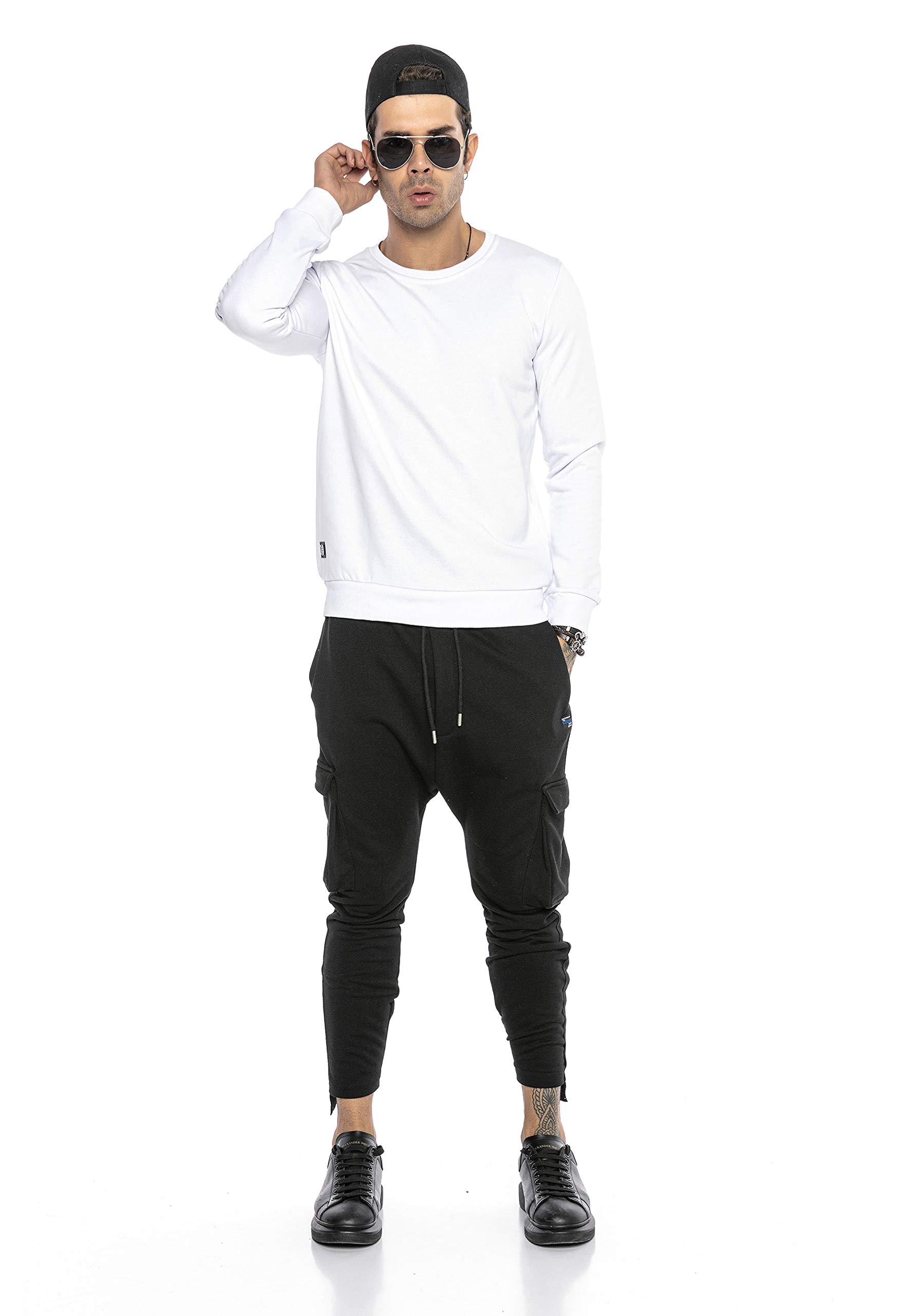 redbridge-hose-jogger-cargo-sweat-schwarz-baumwolle image 5