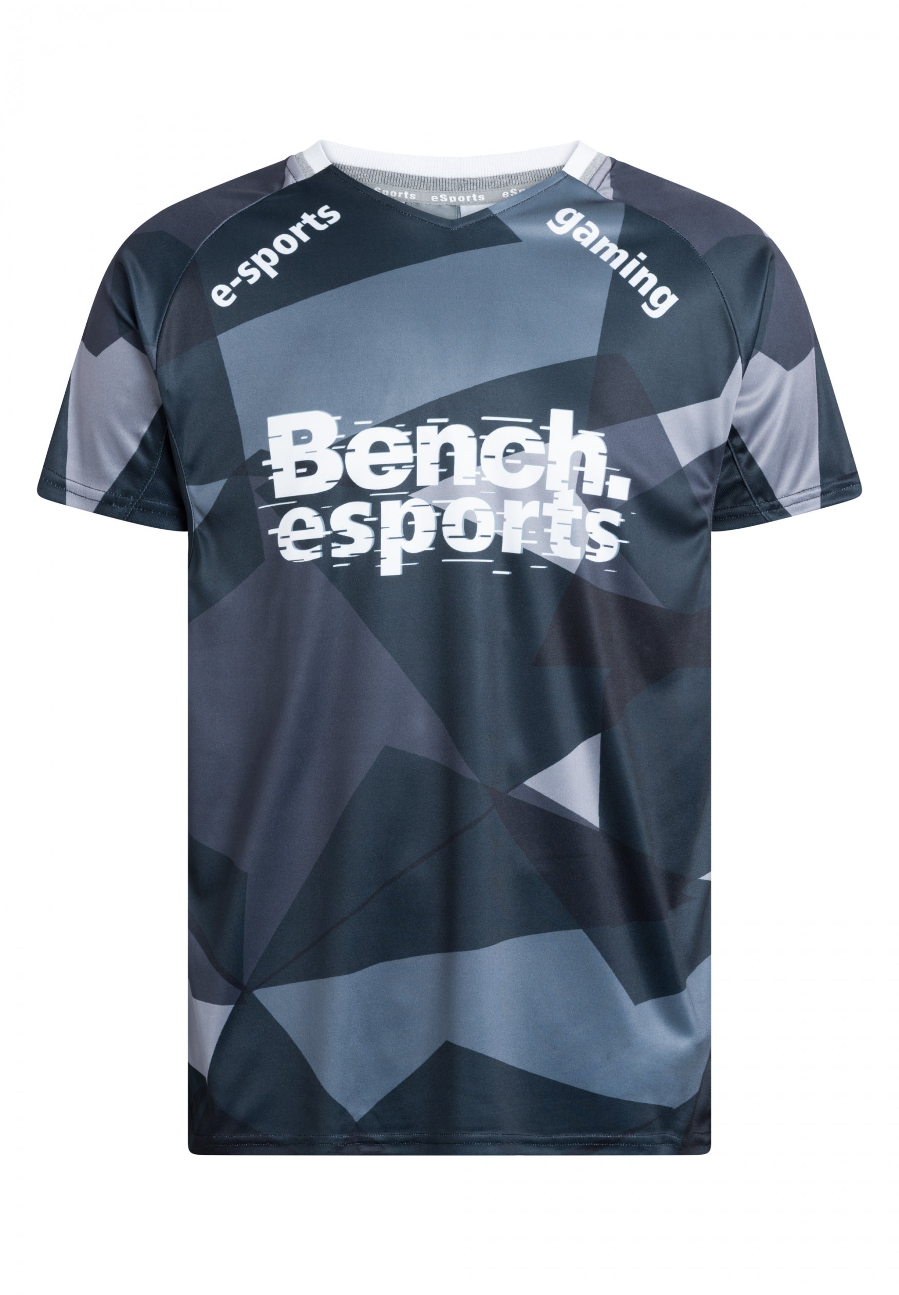 bench-loot-gaming-t-shirt-herren-schwarz-grau image 1