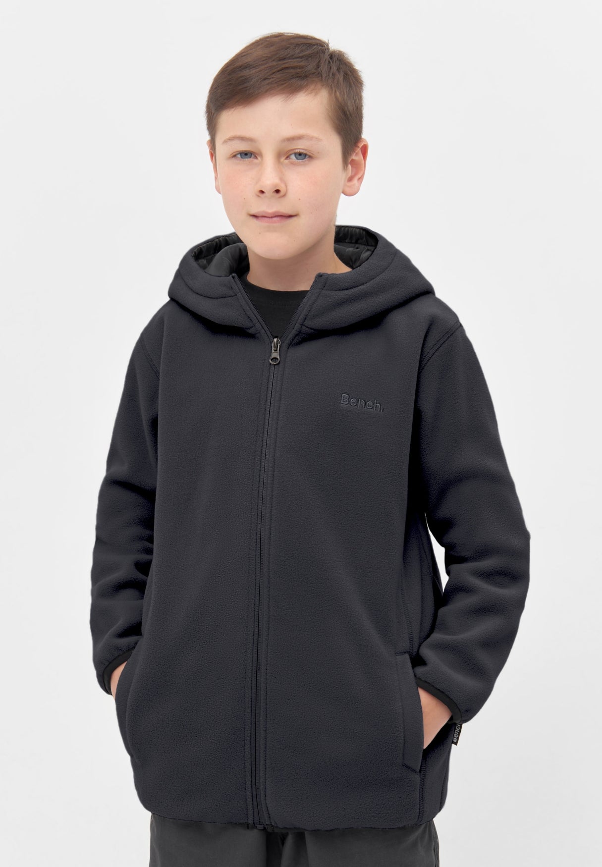 bench-draken-b-kinder-fleecejacke-khaki-reiverschluss image 7