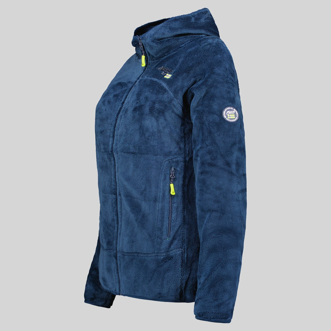 geographical-norway-upalood-fleecejacke-damen-marine-mit-kapuze image 4
