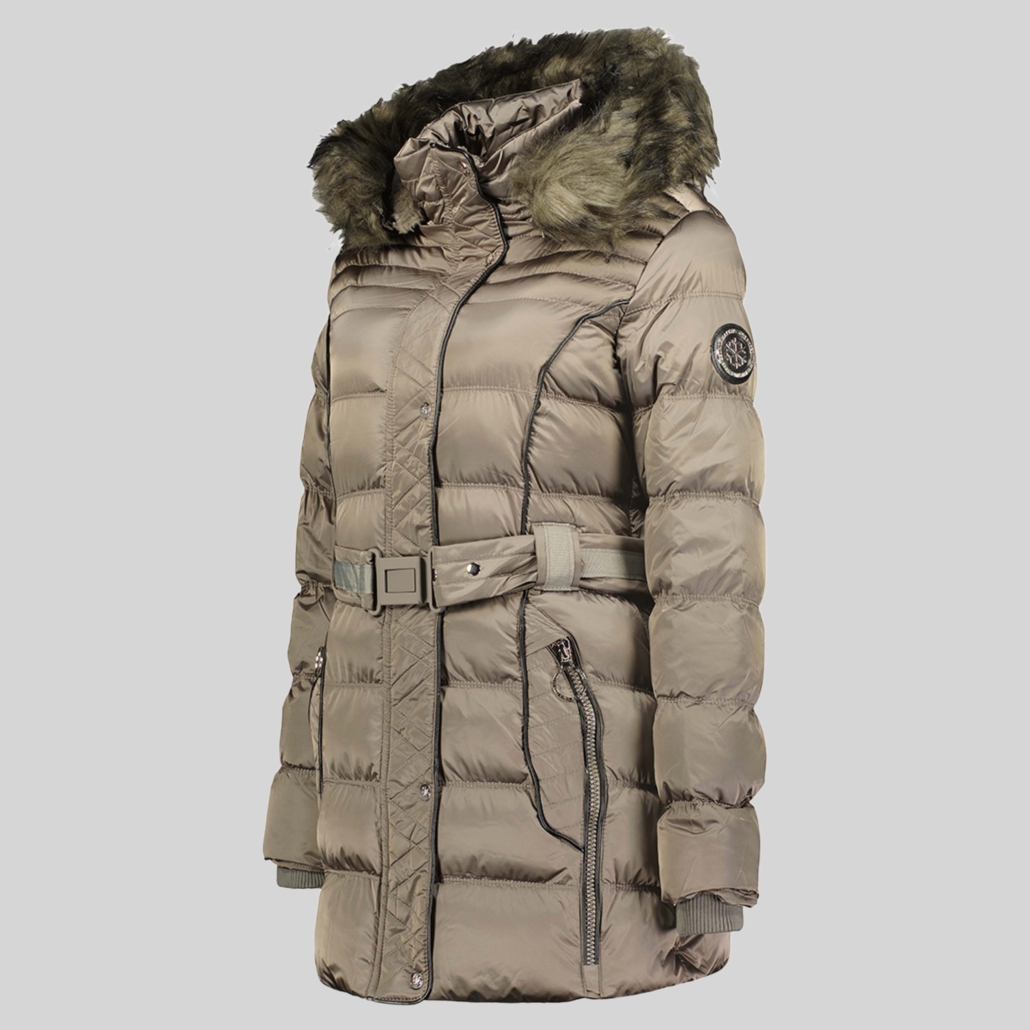 geographical-norway-aimeraud-damen-steppjacke-schwarz-mit-kapuze image 3