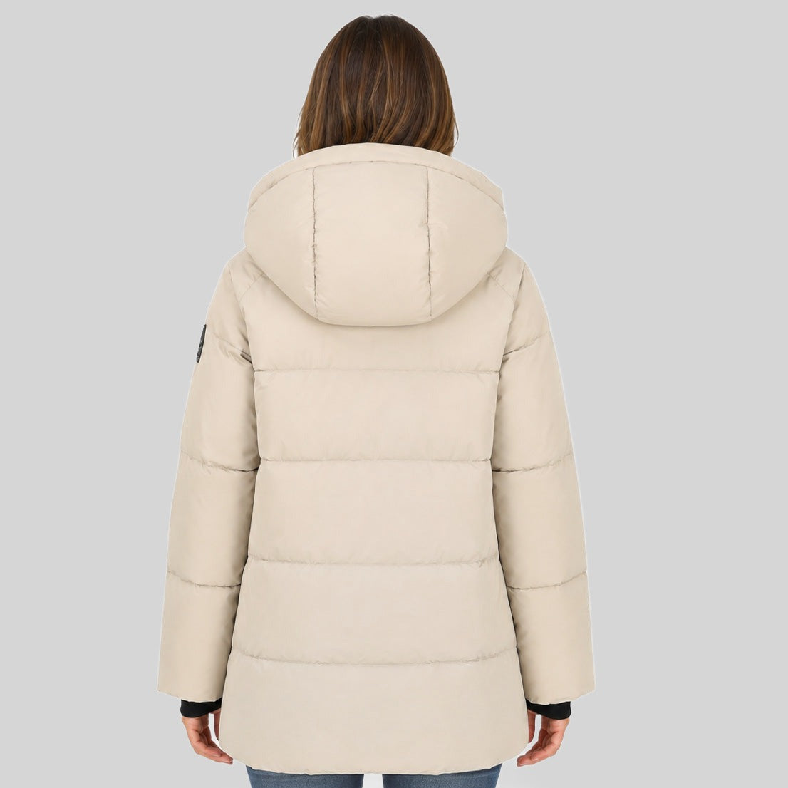 geographical-norway-badaboum-damen-parka-beige-winter-lang image 2