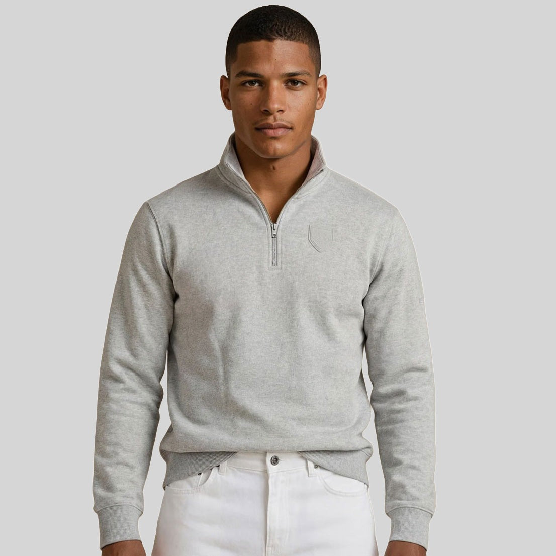 geographical-norway-gelmon-sweatshirt-herren-schwarz-stehkragen image 7