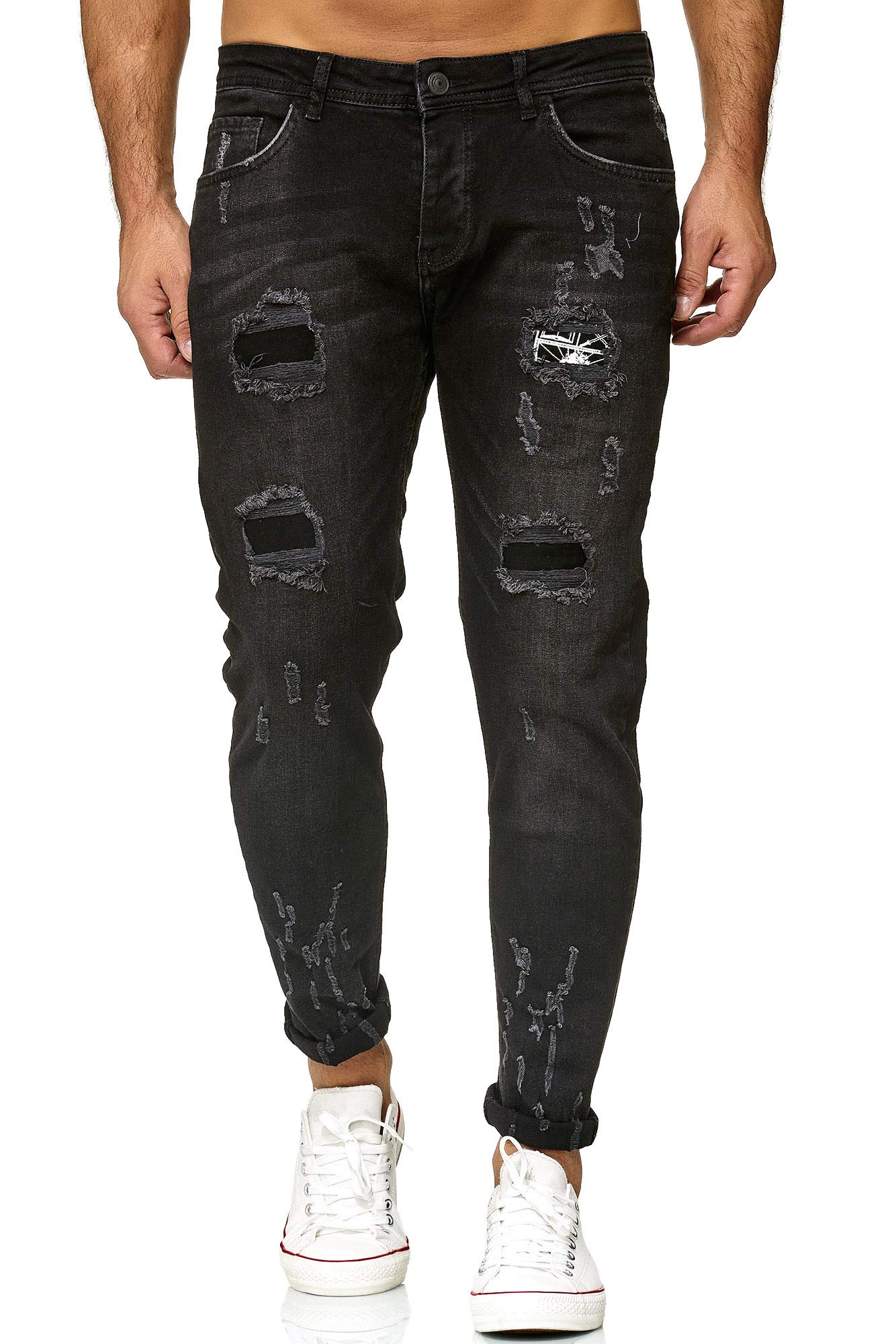 redbridge-m4220-jeans-herren-regular-fit-weapon-choice-ripped image 2