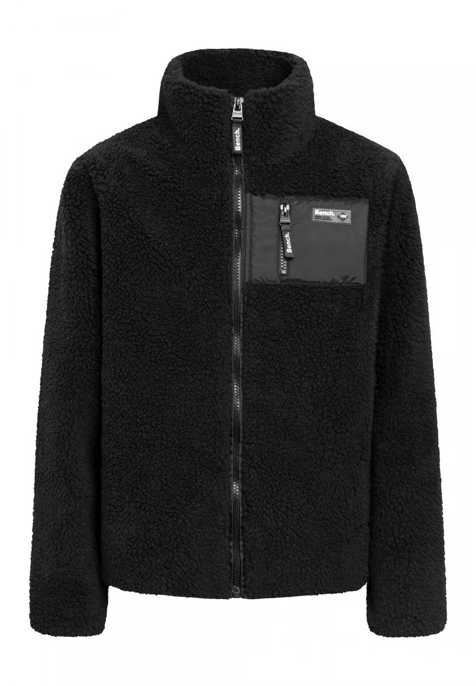 bench-hensley-fleecejacke-m-dchen-black-teddy image 1